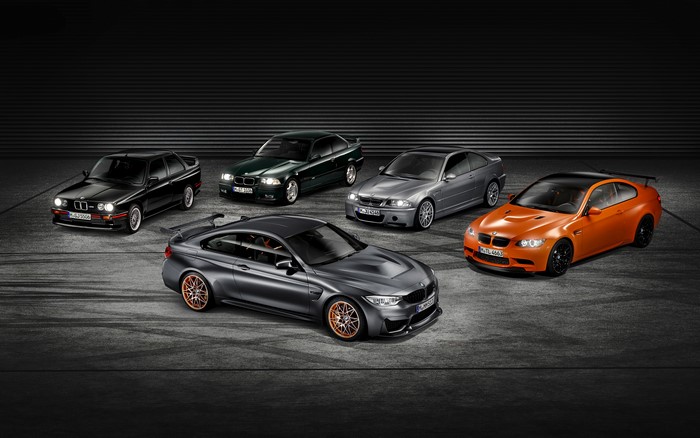 BMW M Cars Through Generations