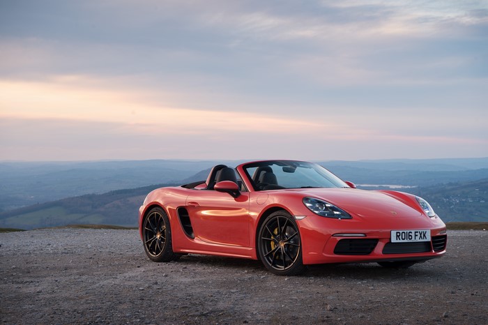 Red Porsche Boxster Cabriolet
