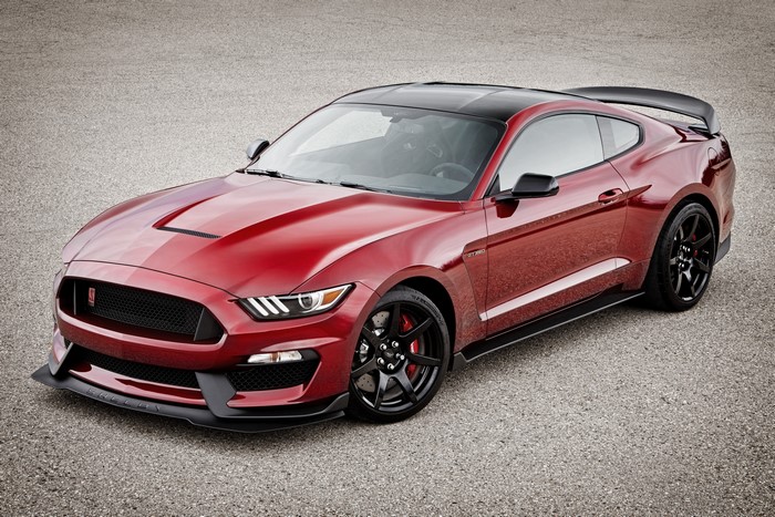 Red Shelby Mustang GT350R