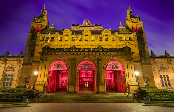 Kelvingrove Art Gallery and Museum at Night