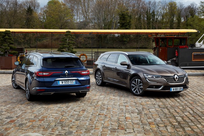 Two Renault Talisman Estate Cars