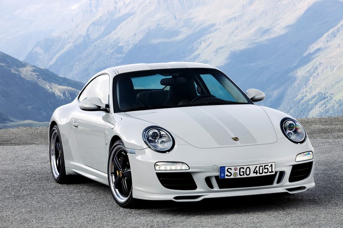 White 2009 Porsche 911 Sport Classic 997