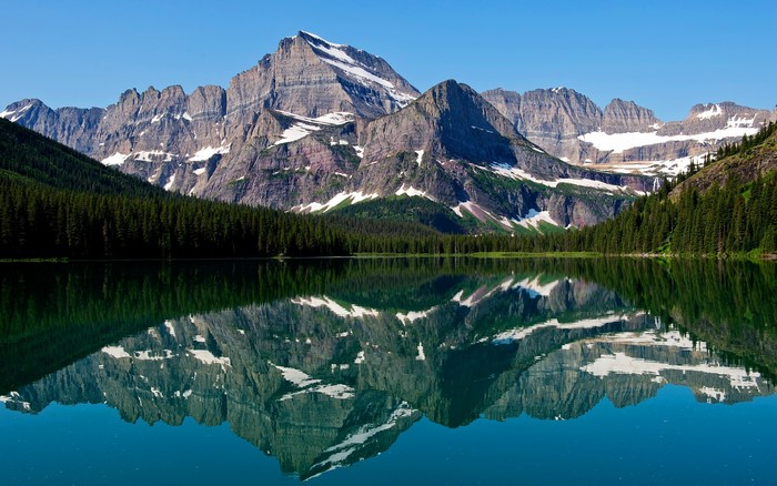 Swiftcurrent Lake, Glacier National Park, Montana, USA