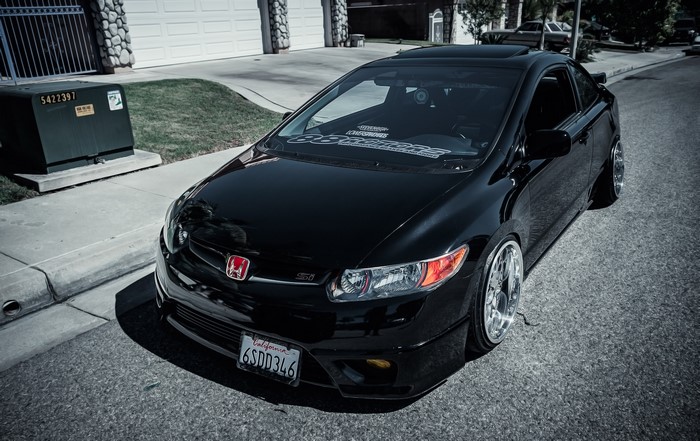 Black Honda Civic Si