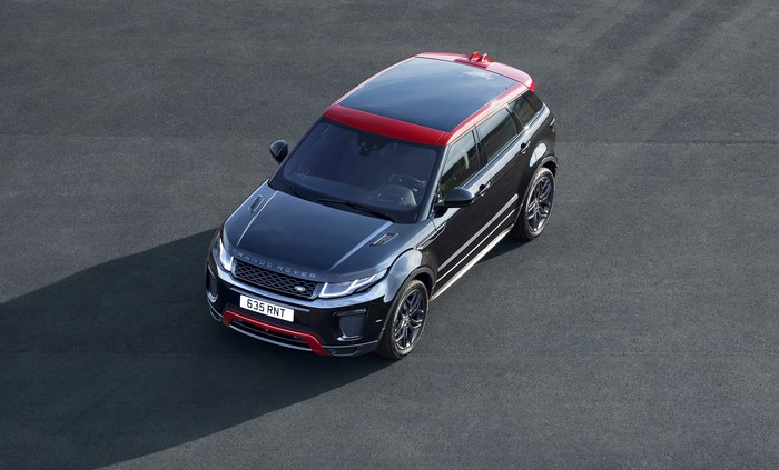 2016 Range Rover Evoque Ember Edition from above