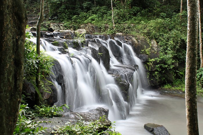 Waterfall in Namtok Samlan National Park, Thailand