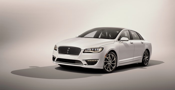 White Lincoln MKZ Sedan