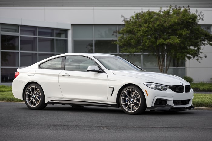 White 2015 BMW 435i Coupe ZHP Edition F32