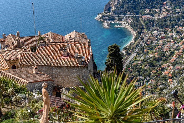 Eze Village and Coastline with Marina