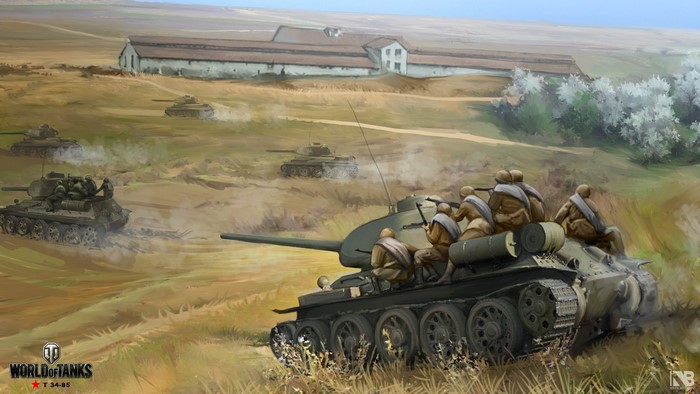 World of Tanks T 34-85 Battle for Razdelnaya by Nikita Bolyakov