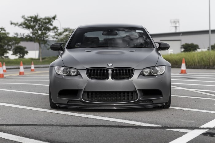 4K BMW M3 E92 Grey Front
