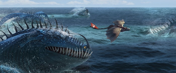 4K Dragons from How to Train Your Dragon