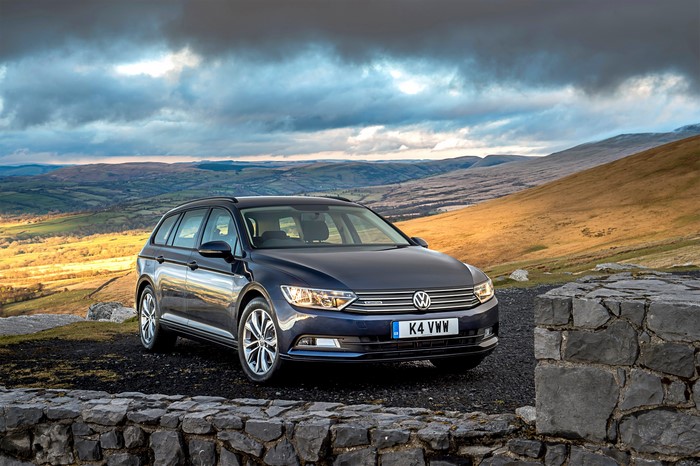Volkswagen Passat Estate BlueMotion (B8) in a landscape