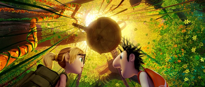 Flint Lockwood and Sam Sparks in Cloudy with a Chance of Meatballs 2