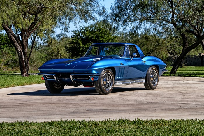 Blue 1965 Chevrolet Corvette Stingray