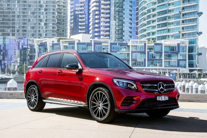 Red Mercedes-Benz GLC-Class X253