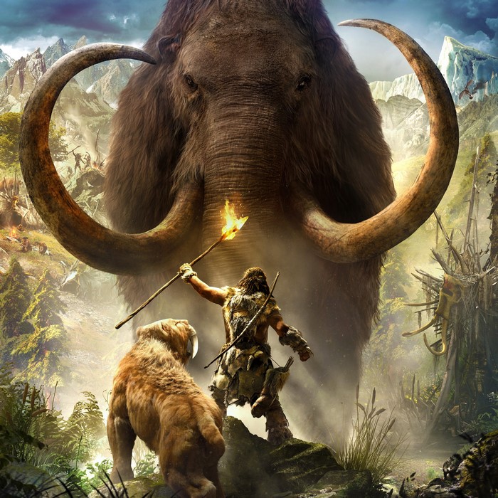 Far Cry Primal Mammoth and Saber-tooth Tiger
