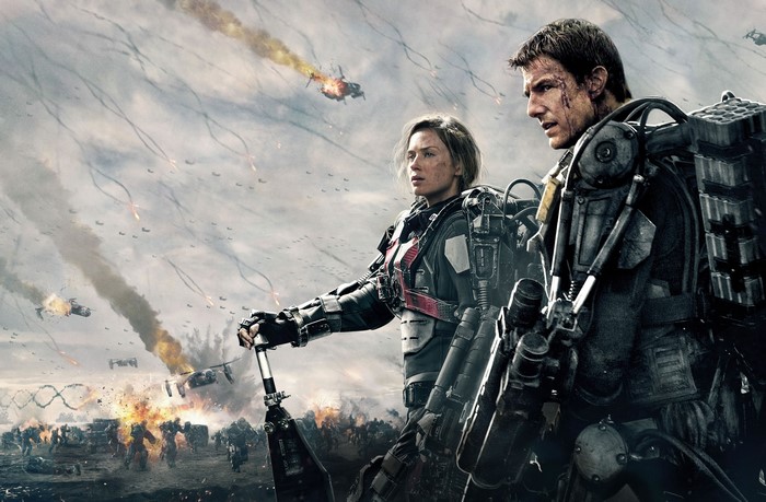 Tom Cruise and Emily Blunt in Edge of Tomorrow