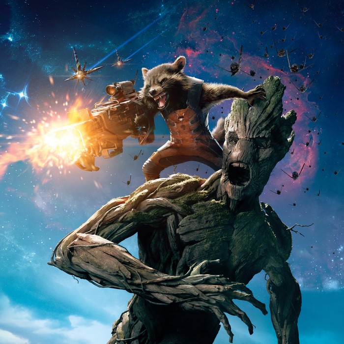Rocket and Groot from Guardians of the Galaxy