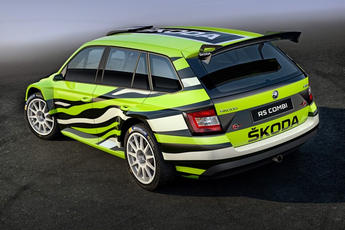 Skoda Fabia R5 Combi rally car