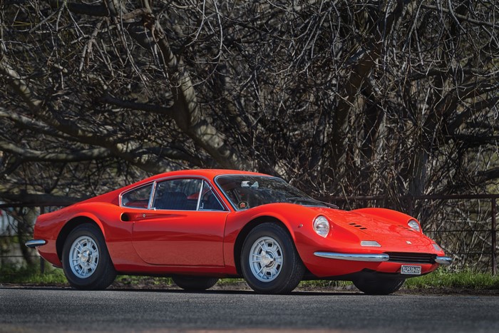 Red 1968-1969 Ferrari Dino 206 GT by Pininfarina