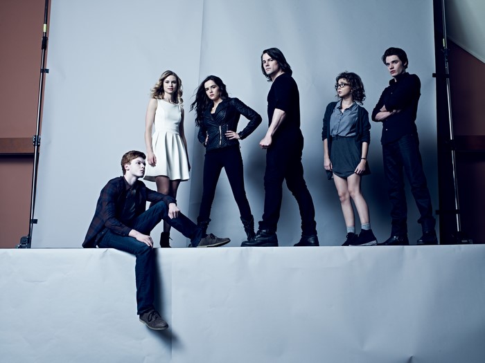 Vampire Academy cast posing for a photo