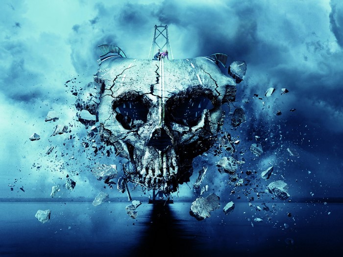 Skull bridge explosion from Final Destination 5