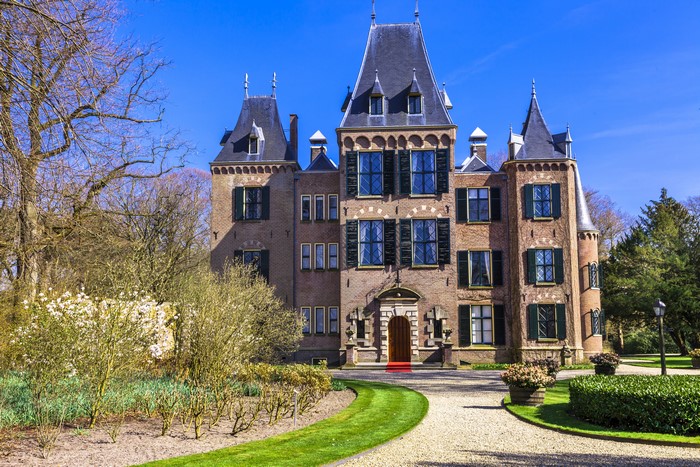 Castle in Lisse, Netherlands