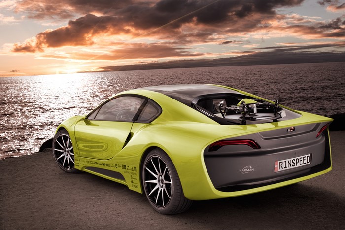 4K Rinspeed Etos Concept car back view