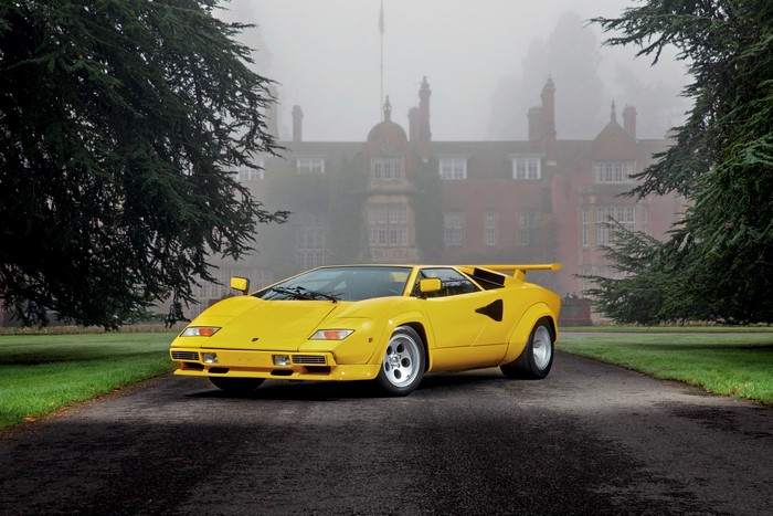 Yellow 1981 Lamborghini Countach LP400