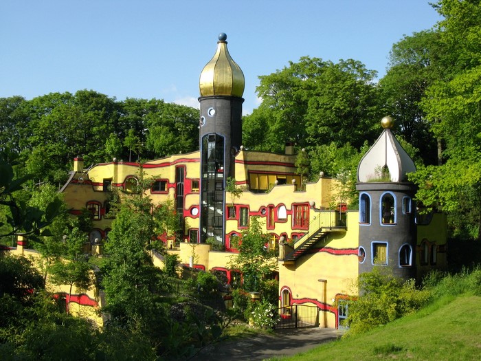 The Hundertwasserhaus in Essen, Germany