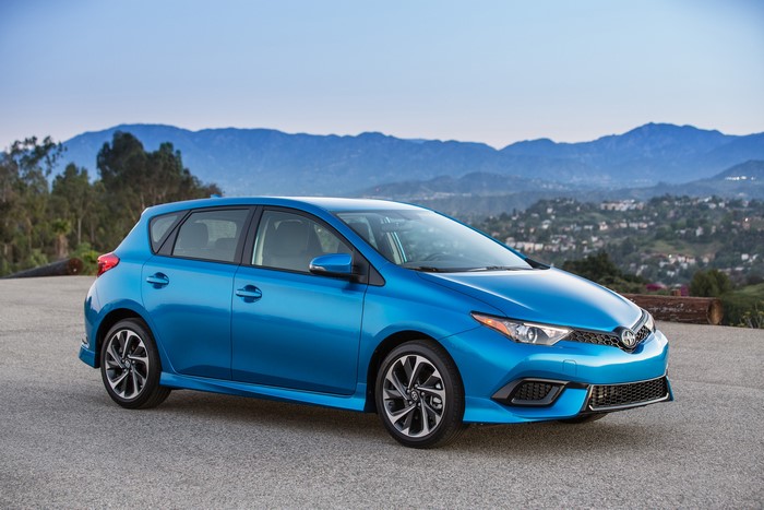 Blue 2015 Scion iM Hatchback