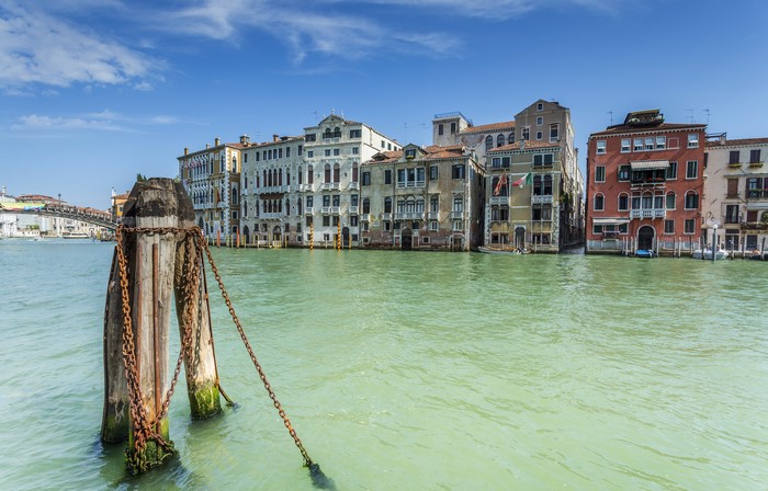 Venice Canal Grande Italy Houses