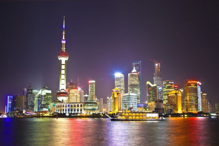 #803954 China, Shanghai, Houses, Skyscrapers, Night - Rare Gallery HD ...