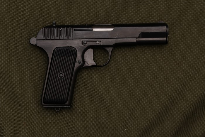 4K TT 1933 USSR Pistol Closeup