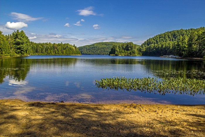 Lake and forest at Mauricie National Park, Quebec, Canada