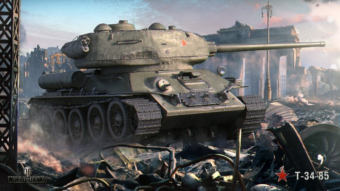 T-34-85 Tank from World of Tanks