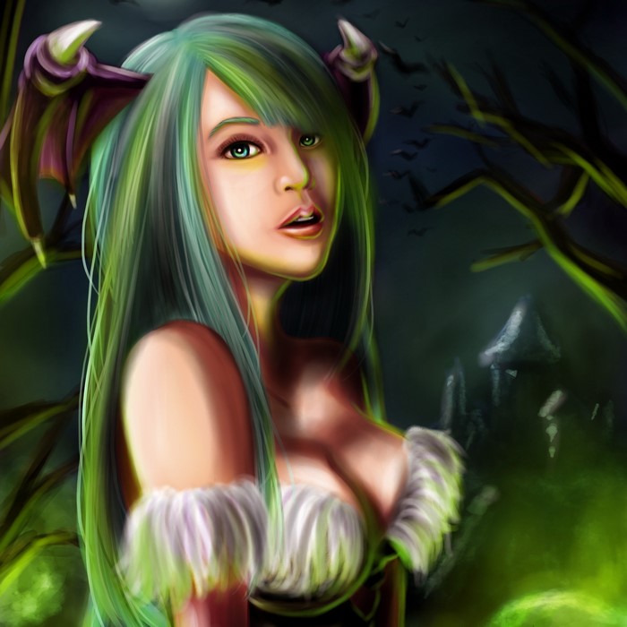 Morrigan Aensland from Darkstalkers