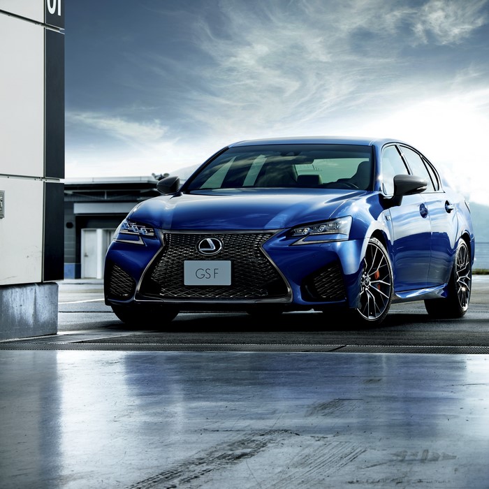 Blue Lexus GS F Sedan