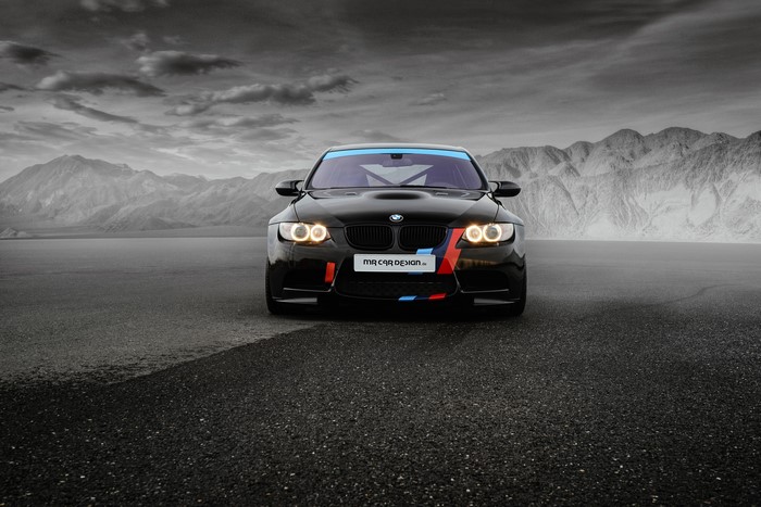 4K MR Car Design M3 Sedan E90 BMW Front
