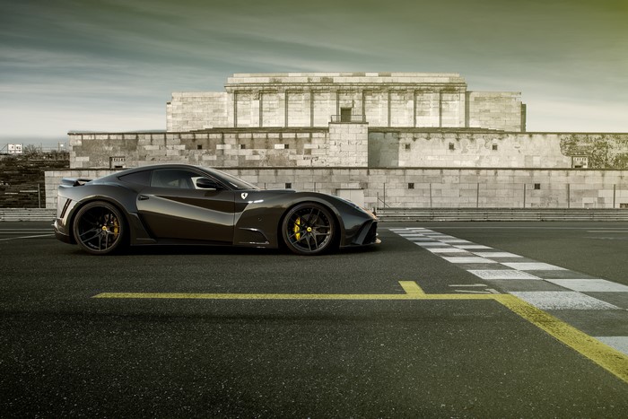 Novitec Rosso F12berlinetta Ferrari on Race Track