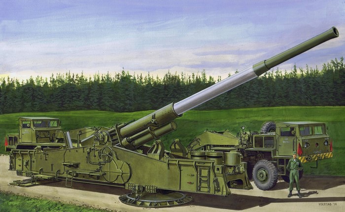 M65 Atomic Annie Gun Painting