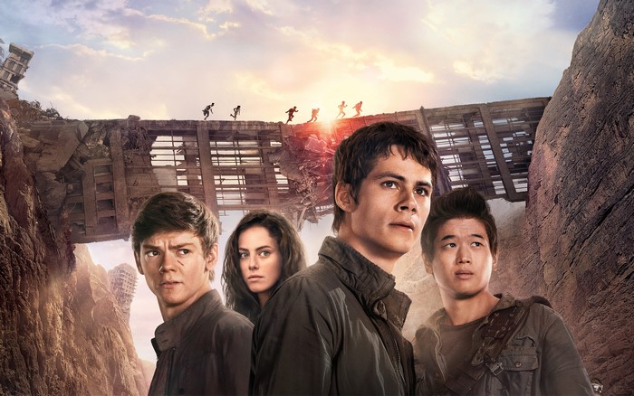 The Scorch Trials 2015 Dylan O'Brien Thomas Sangster Kaya Scodelario Ki Hong Lee