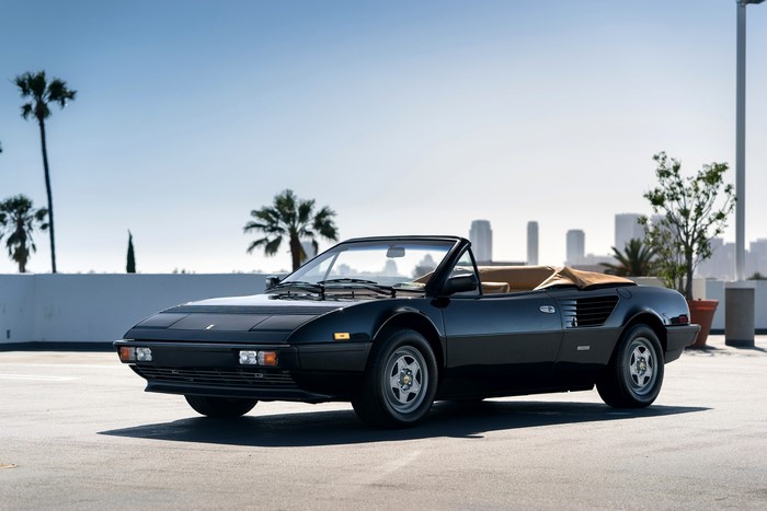Black 1984-85 Ferrari Mondial Cabriolet Convertible