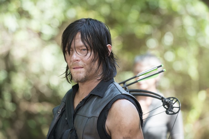 Daryl Dixon from The Walking Dead with a crossbow