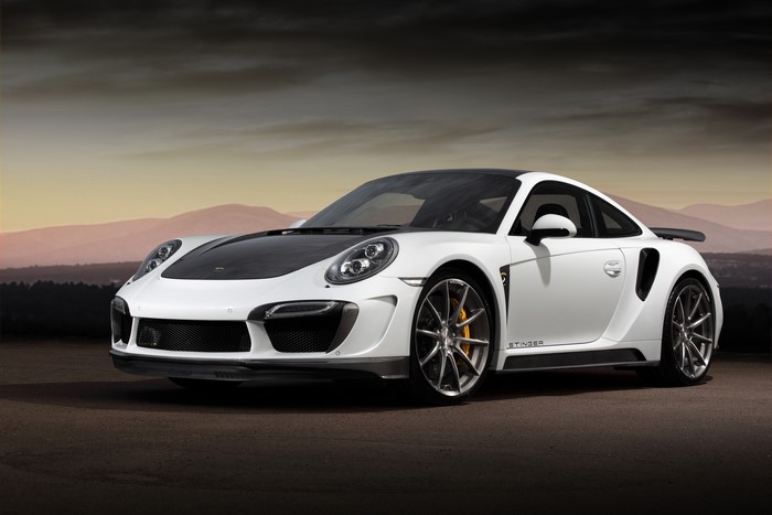 White 2014 TopCar 911 Turbo Stinger GTR (991) Porsche