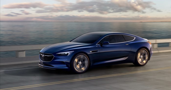 Buick Avista Concept car in motion