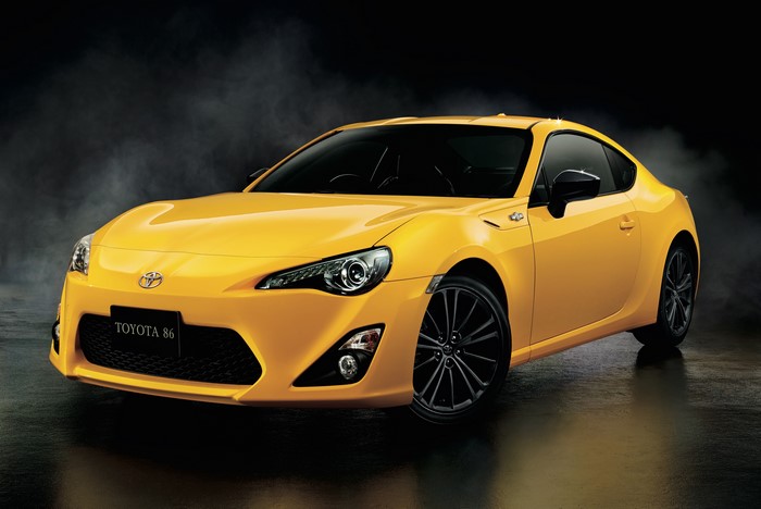 Yellow Toyota 86 GT Limited Aero Package