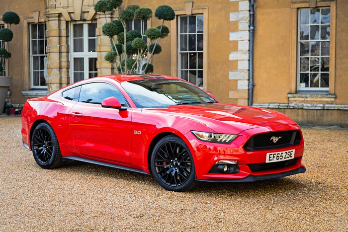 Red 2015 Ford Mustang GT Fastback