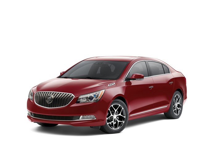 Red 2015 Buick LaCrosse Sport Touring Sedan